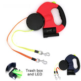 Dual Dog Rope Leash With Light