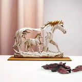 Wild Duality Horse Sculpture